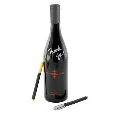 Wine Pens- Set of 2 for Bottles & Glasses