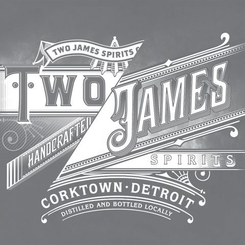 Two James Old Cockney Gin