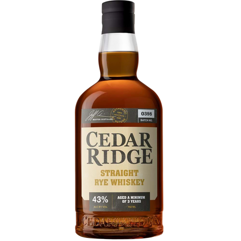Cedar Ridge Straight Rye Whiskey