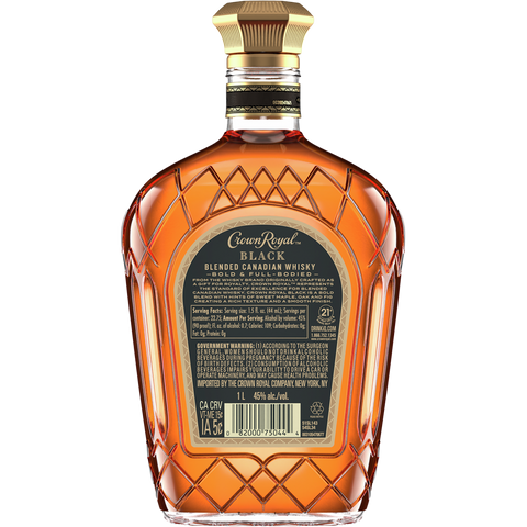 Crown Royal Black Whiskey (1L)