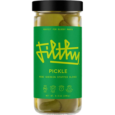 Filthy Foods Pickle Olives (Glass Jar)