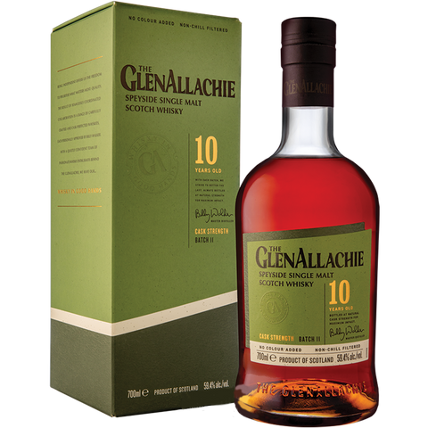 GlenAllachie 10 Year Cask Strength Single Malt Scotch