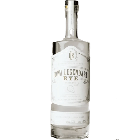 Iowa Legendary Rye White Label Whiskey