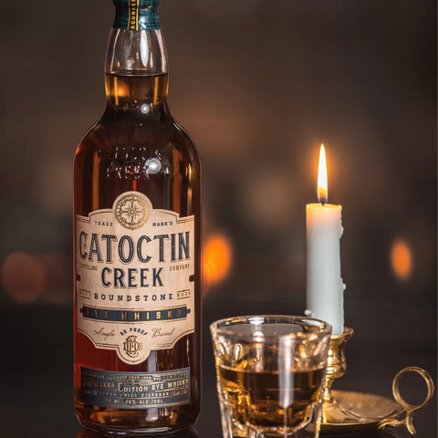 Catoctin Creek Roundstone Rye whiskey Distillers Edition (Blue)