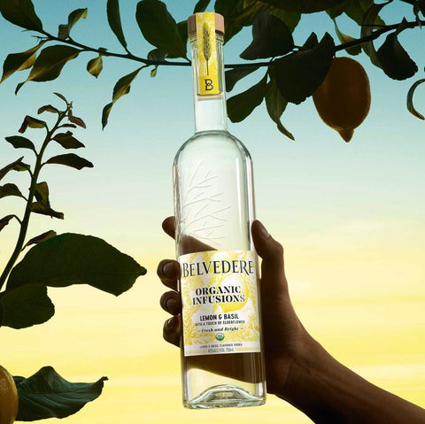 Belvedere Organic Infusions Lemon & Basil Vodka