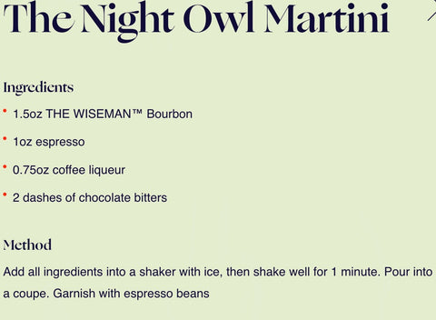 Kentucky Owl Wiseman Bourbon