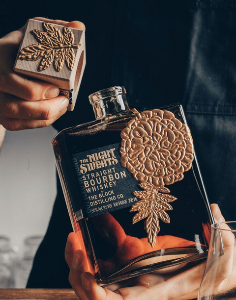 The Block Distilling Co The Night Sweats 4 Year Bourbon