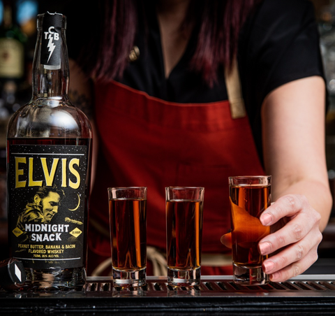 Elvis Midnight Snack Whiskey (Peanut Butter Banana and Bacon Flavored)