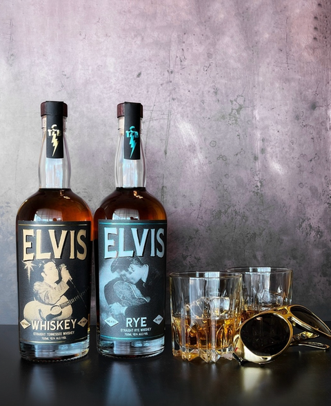 Elvis The King Straight Rye Tennessee Whiskey