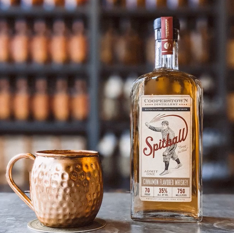 Cooperstown Distillery Spitball Cinnamon Whiskey (Less Sugar)