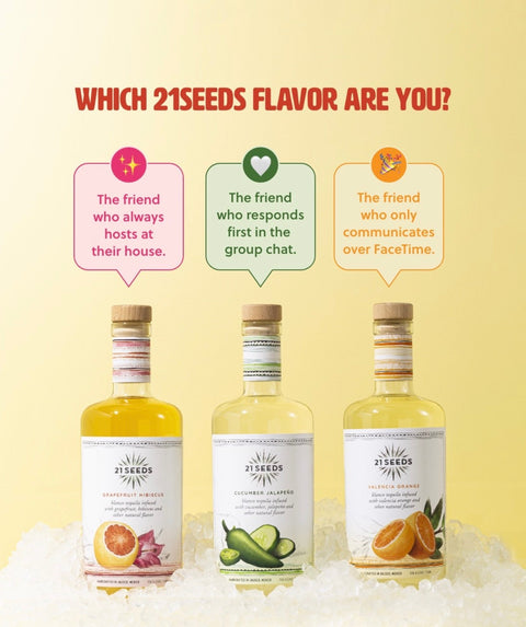 21 Seeds Squad Starter Pack Tequila 50ml Gift Set