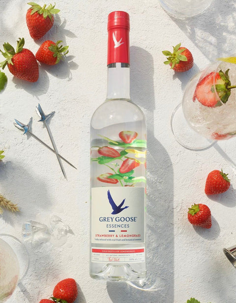 Grey Goose Essences Strawberry and Lemongrass