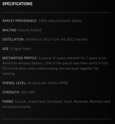 Bruichladdich Port Charlotte Islay Barley 2013