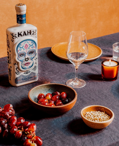 Kah Blanco White Ceramic Tequila