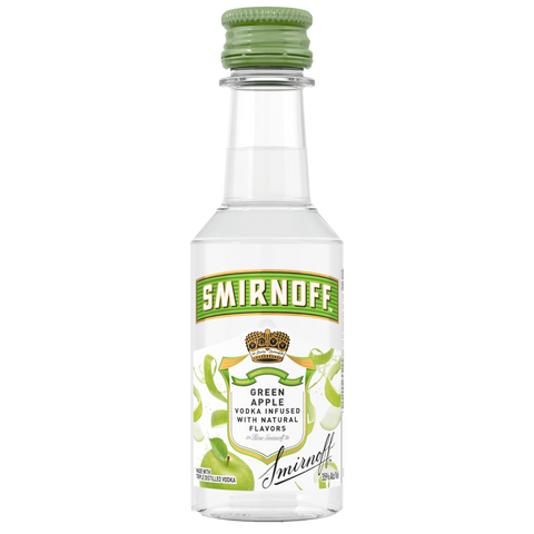 Smirnoff Green Apple Vodka 50ml Sleeve (10 bottles)
