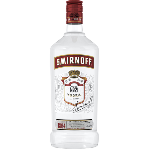 Smirnoff No. 21 Red Vodka 1.75 Liter