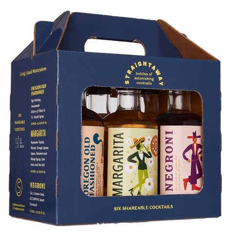 Straightaway Six Pack Party Set 200ml