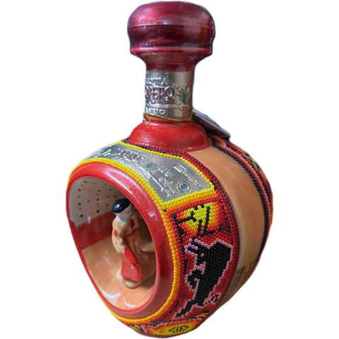 Torero Tequila Huichol (Matador Beaded Bottle) Reposado Tequila