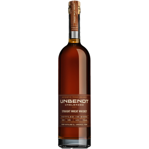 Unbendt Unblended Straight Wheat Whiskey