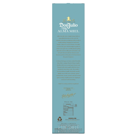 Don Julio Alma Miel Joven Tequila