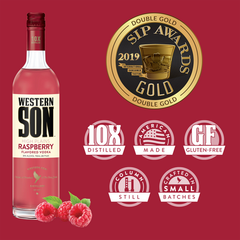 Western Sons Raspberry Vodka 1L