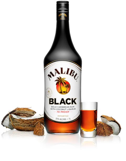 Malibu Black 70 Proof Rum