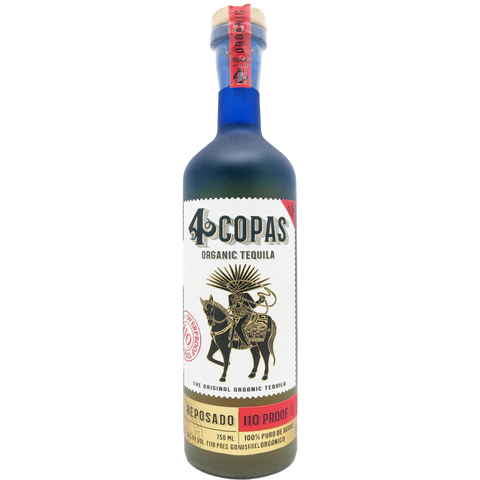 4 Copas Reposado Tequila (110 Proof)