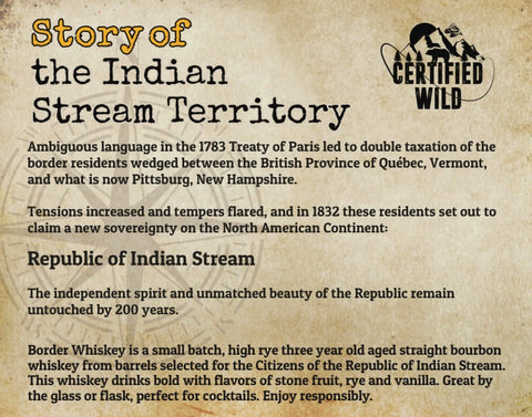 The Lost Republic of Indian Stream Straight Bourbon