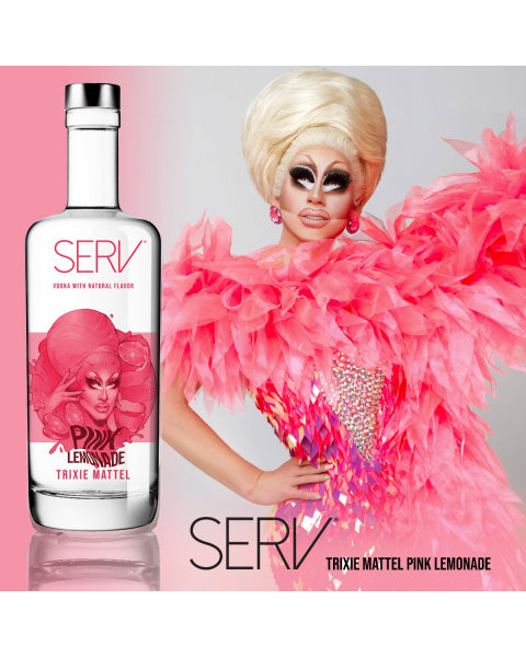 SERV Vodka Pink Lemonade Trixie Mattel