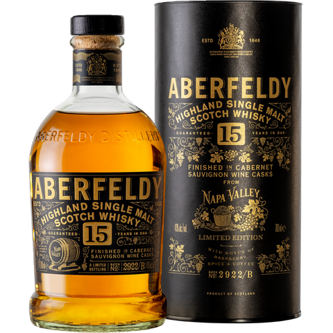Aberfeldy Napa Valley Red Wine Cask 15 Year (Limited Edition)