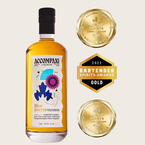 Accompani Blue Dorris Floral Liqueur