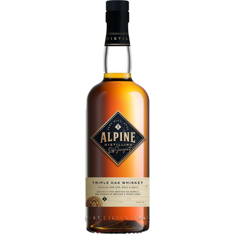 Alpine Distilling Triple Oak Whiskey