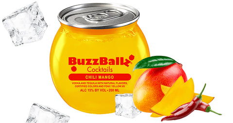Buzzballz Chili Mango 200ml Set (6 Bottles)