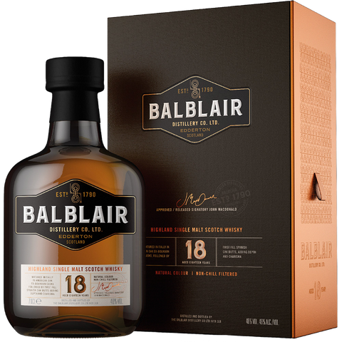 Balblair 18 Year Old Scotch Whisky