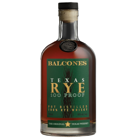 Balcones Texas Rye 100 Proof
