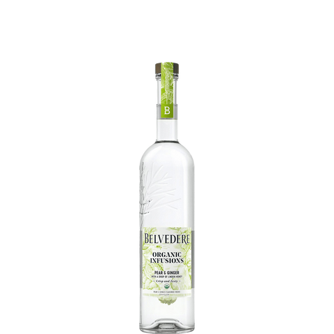 Belvedere Organic Infusions Pear & Ginger Vodka 50ml Sleeve (10 Bottles)