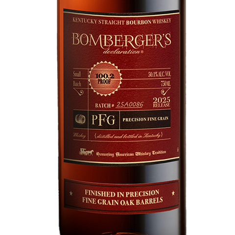 Bomberger’s PFG™ (Precision Fine Grain) Bourbon 2025 Edition