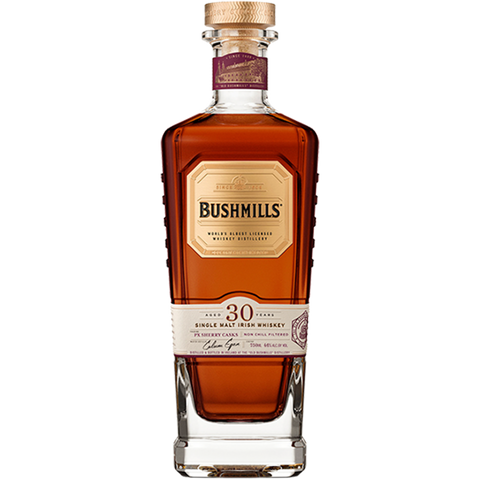 Bushmill's 30 Year Irish Single Malt Whiskey