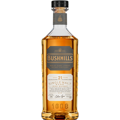 Bushmills 21 Year Old Irish Whiskey