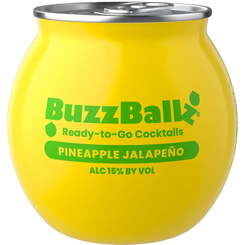 Buzzballz Pineapple Jalapeño 200ml Set (6 Bottles)