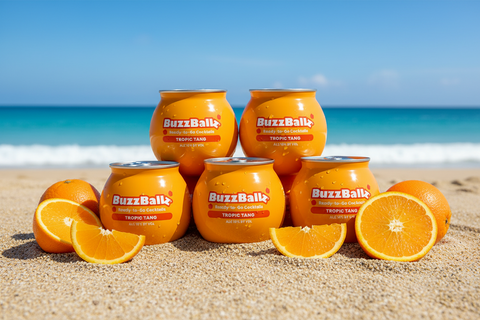 Buzzballz Tropic Tang RTD Set 200ml (6 Bottles)