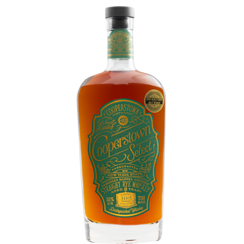 Cooperstown Select Straight Rye Whiskey