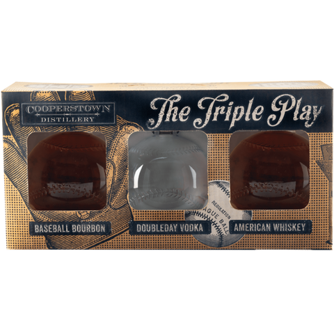 Cooperstown The Triple Play in Baseball Bottles (3 pack of 750mL)