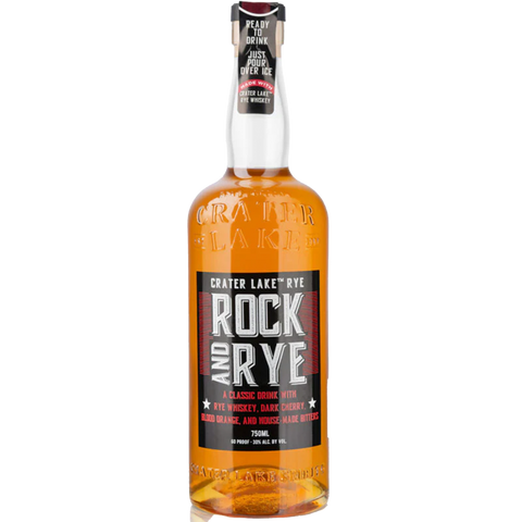 Crater Lake Rock and Rye Whiskey
