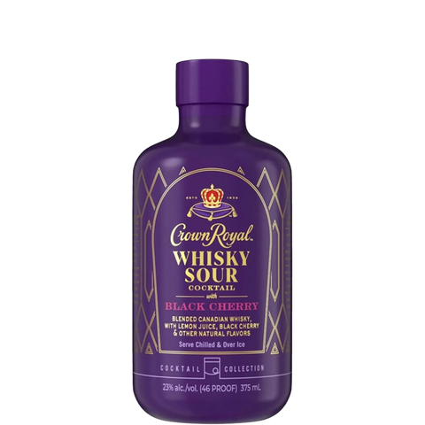 Crown Royal Whisky Sour Black Cherry Cocktail 375ml
