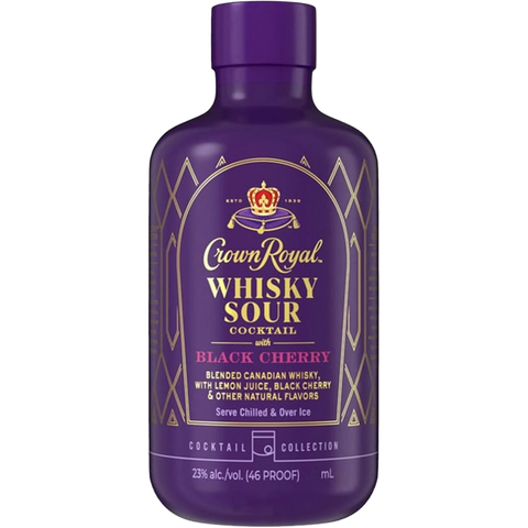 Crown Royal Whisky Sour Black Cherry Cocktail 750ml