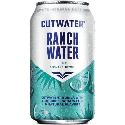 Cutwater Tequila Lime Ranch Water 4 Pack