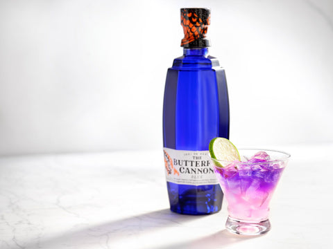 Butterfly Cannon Blue: Color Changing Tequila