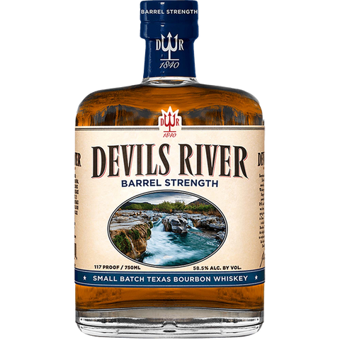 Devils River Barrel Strength Bourbon Whiskey
