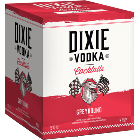 Dixie Vodka Dixie Vodka Cocktails Greyhound (4 Pack Cans)